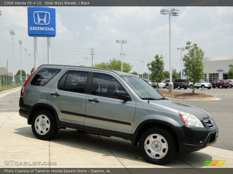 Silver Moss Metallic / Black 2006 Honda CR-V LX