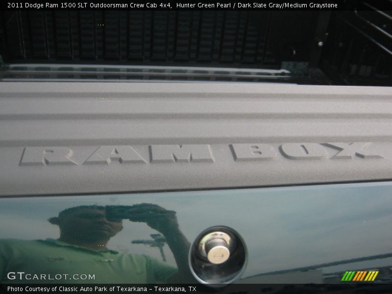 Hunter Green Pearl / Dark Slate Gray/Medium Graystone 2011 Dodge Ram 1500 SLT Outdoorsman Crew Cab 4x4