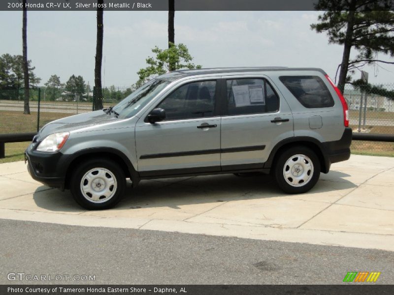 Silver Moss Metallic / Black 2006 Honda CR-V LX