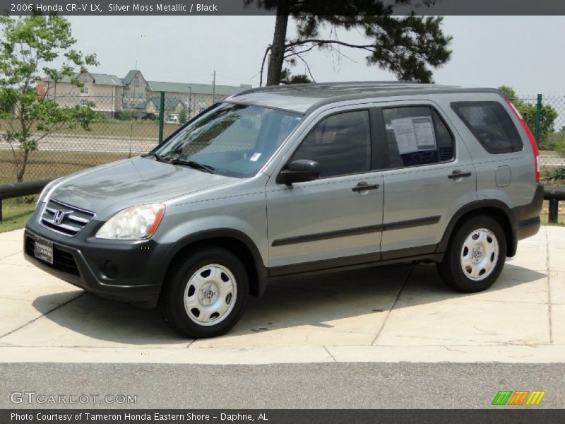 Silver Moss Metallic / Black 2006 Honda CR-V LX