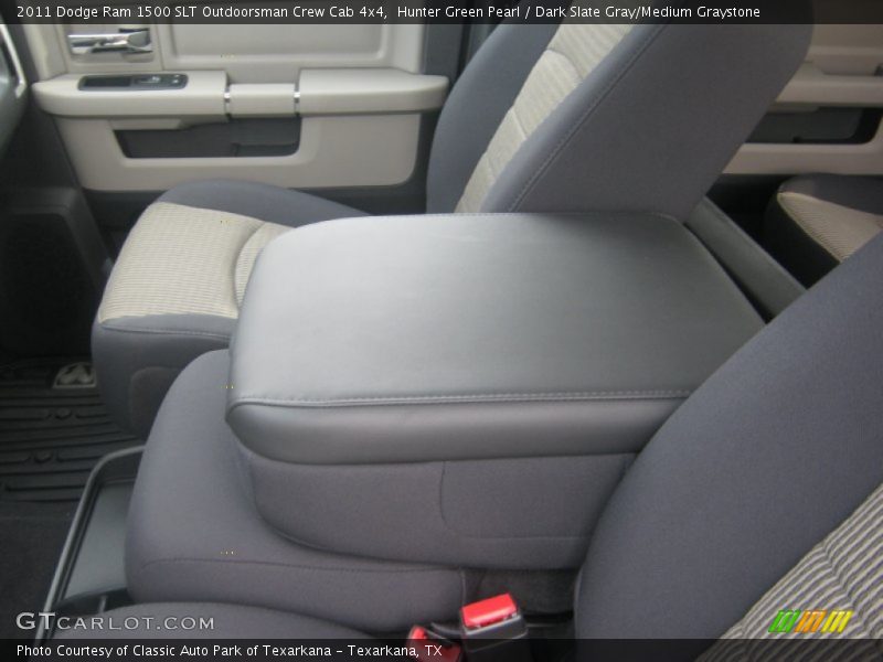 Hunter Green Pearl / Dark Slate Gray/Medium Graystone 2011 Dodge Ram 1500 SLT Outdoorsman Crew Cab 4x4