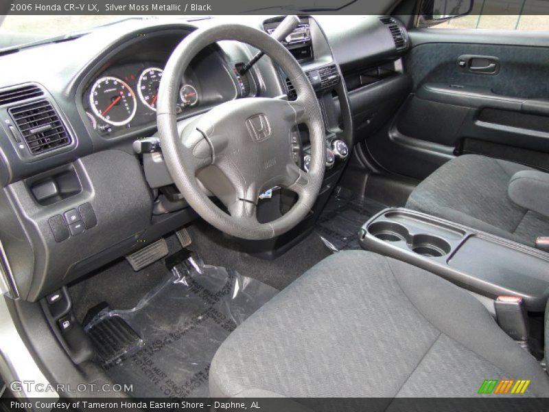 Silver Moss Metallic / Black 2006 Honda CR-V LX