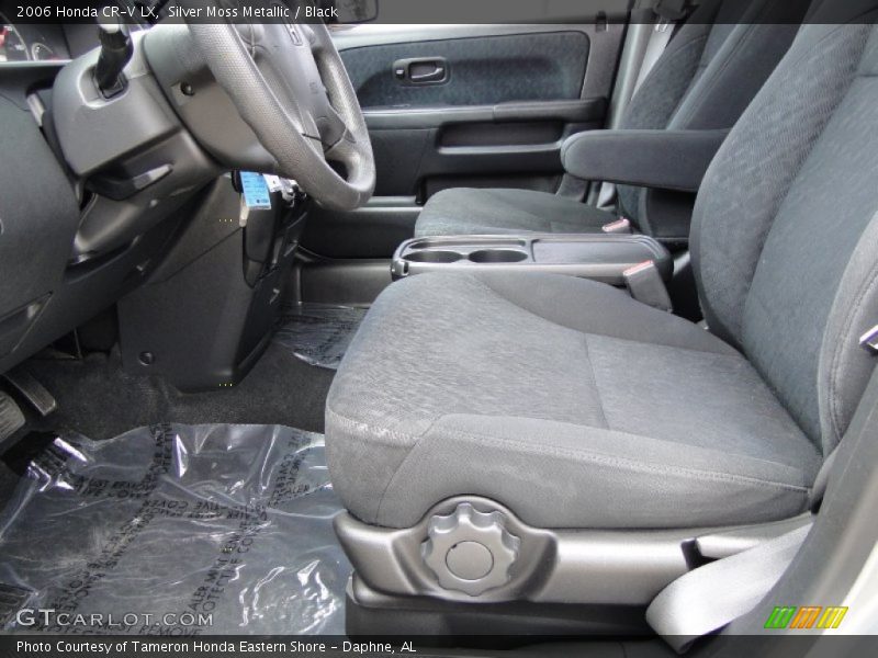 Silver Moss Metallic / Black 2006 Honda CR-V LX
