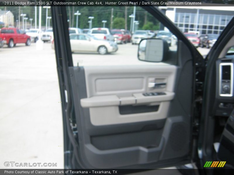 Hunter Green Pearl / Dark Slate Gray/Medium Graystone 2011 Dodge Ram 1500 SLT Outdoorsman Crew Cab 4x4