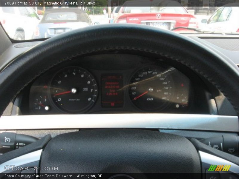 Magnetic Gray Metallic / Onyx 2009 Pontiac G8 GT