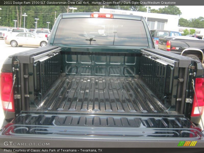 Hunter Green Pearl / Dark Slate Gray/Medium Graystone 2011 Dodge Ram 1500 SLT Outdoorsman Crew Cab 4x4