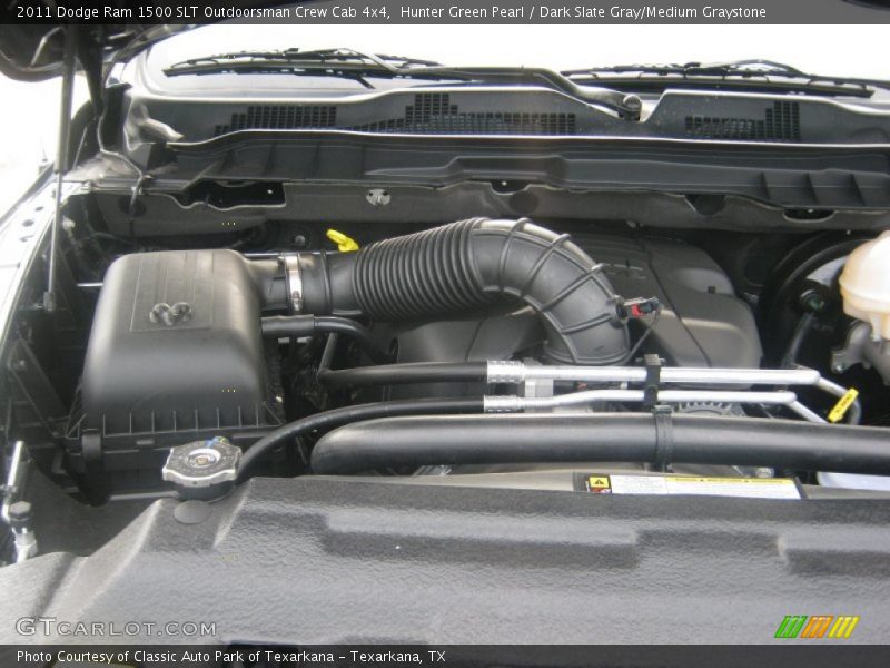 Hunter Green Pearl / Dark Slate Gray/Medium Graystone 2011 Dodge Ram 1500 SLT Outdoorsman Crew Cab 4x4