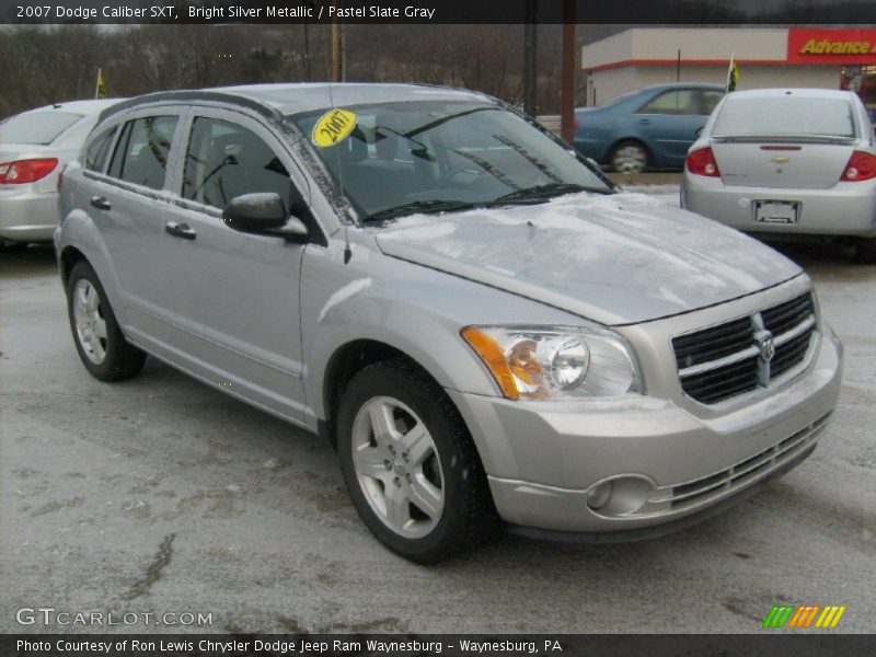 Bright Silver Metallic / Pastel Slate Gray 2007 Dodge Caliber SXT