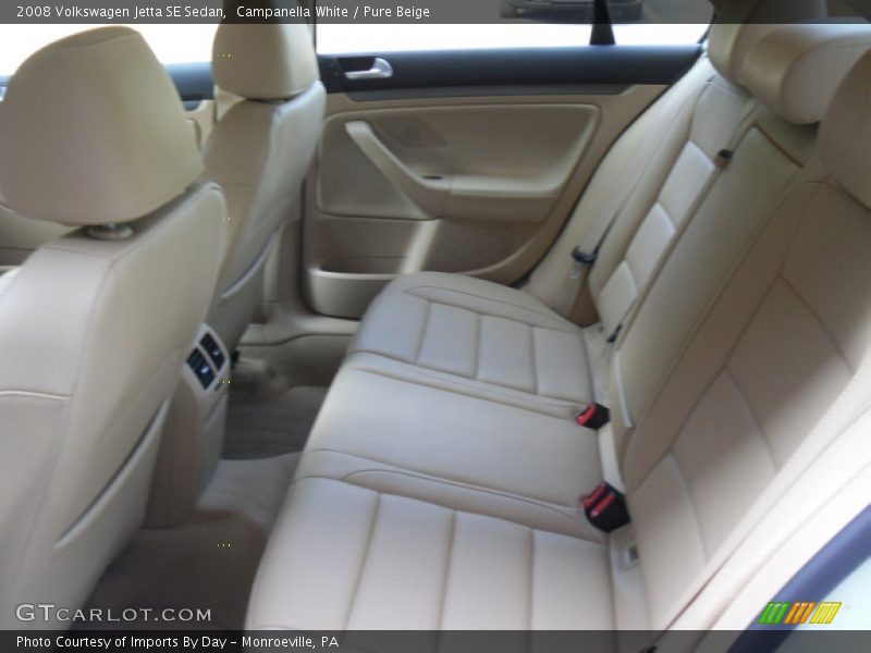 Campanella White / Pure Beige 2008 Volkswagen Jetta SE Sedan