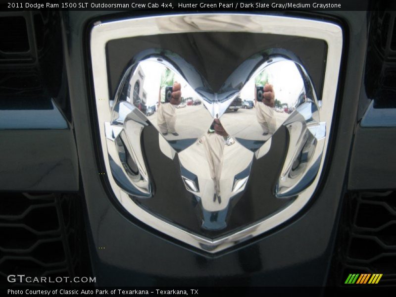 Hunter Green Pearl / Dark Slate Gray/Medium Graystone 2011 Dodge Ram 1500 SLT Outdoorsman Crew Cab 4x4