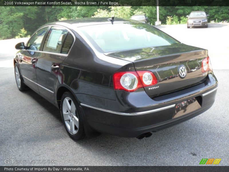 Mocha Brown / Pure Beige 2008 Volkswagen Passat Komfort Sedan