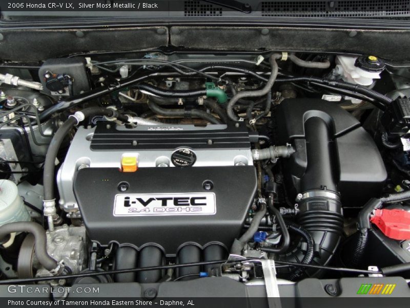Silver Moss Metallic / Black 2006 Honda CR-V LX