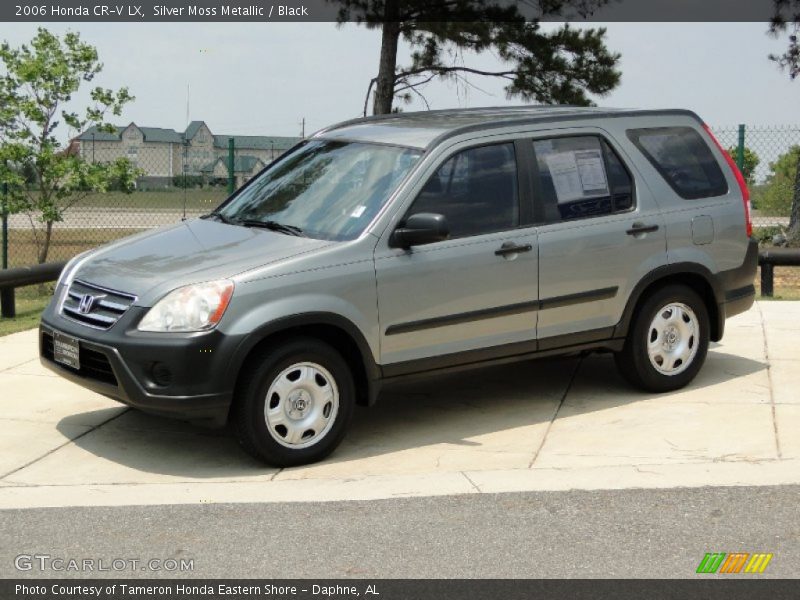 Silver Moss Metallic / Black 2006 Honda CR-V LX