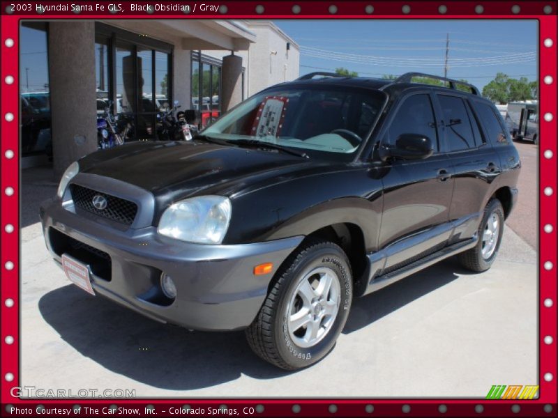 Black Obsidian / Gray 2003 Hyundai Santa Fe GLS