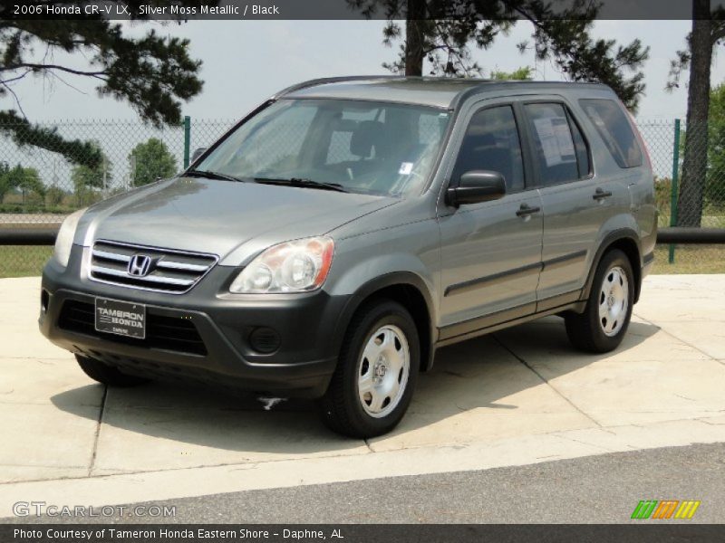 Silver Moss Metallic / Black 2006 Honda CR-V LX