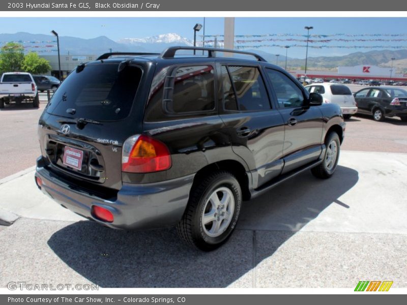 Black Obsidian / Gray 2003 Hyundai Santa Fe GLS