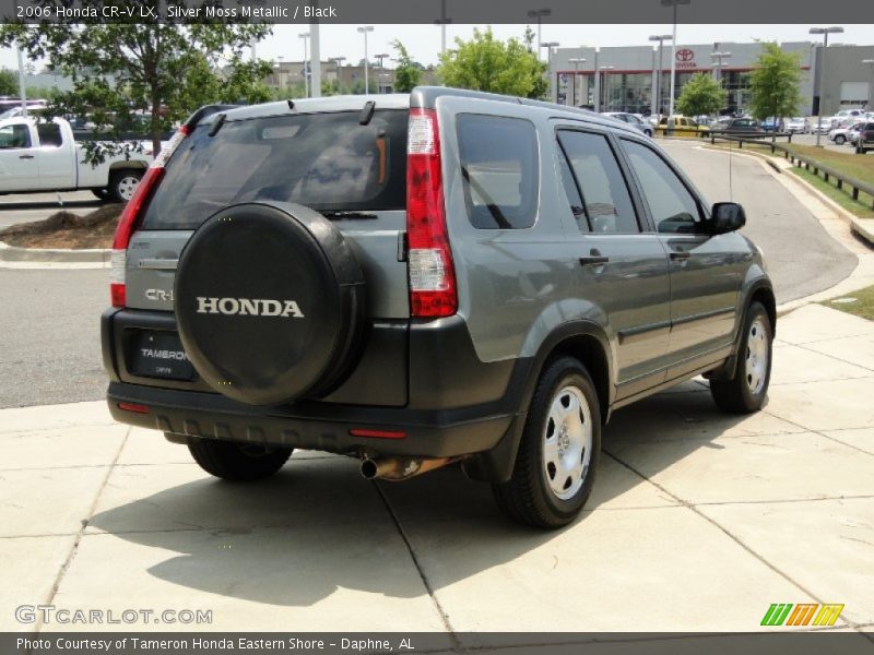 Silver Moss Metallic / Black 2006 Honda CR-V LX