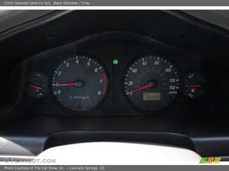 Black Obsidian / Gray 2003 Hyundai Santa Fe GLS