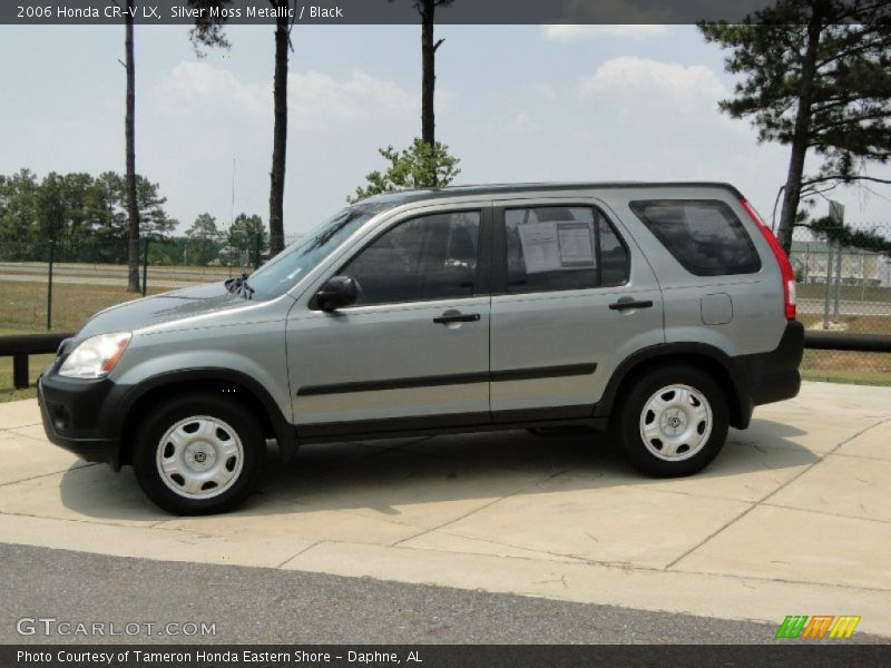 Silver Moss Metallic / Black 2006 Honda CR-V LX