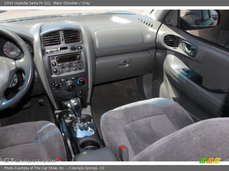 Black Obsidian / Gray 2003 Hyundai Santa Fe GLS