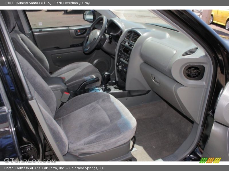 Black Obsidian / Gray 2003 Hyundai Santa Fe GLS