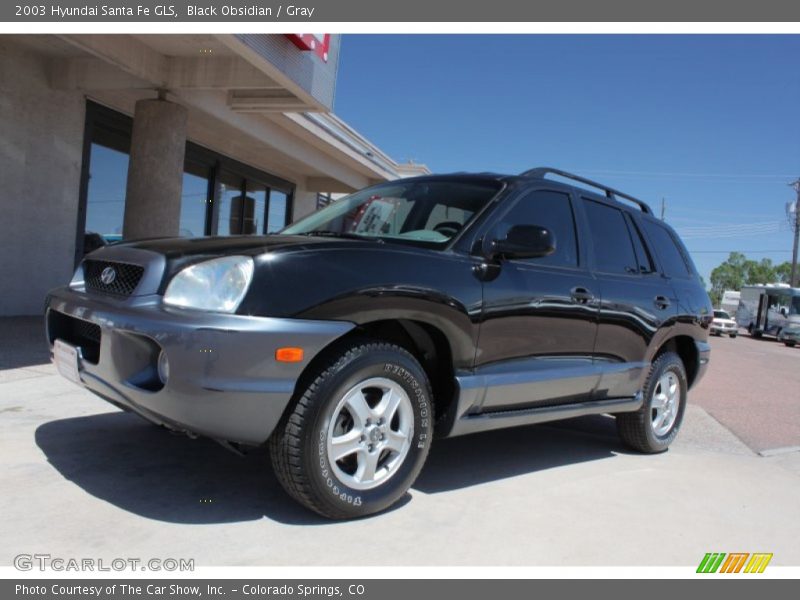 Black Obsidian / Gray 2003 Hyundai Santa Fe GLS