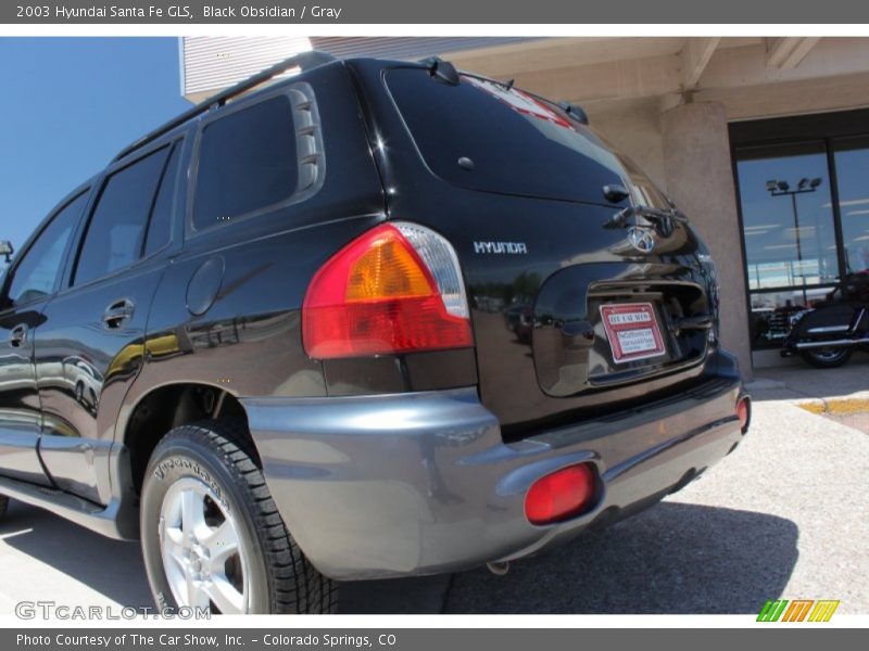 Black Obsidian / Gray 2003 Hyundai Santa Fe GLS