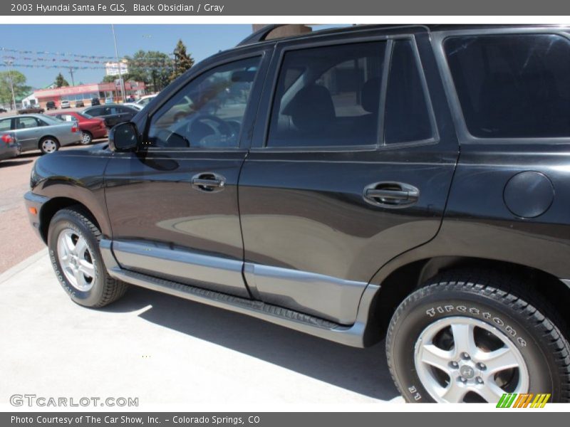 Black Obsidian / Gray 2003 Hyundai Santa Fe GLS