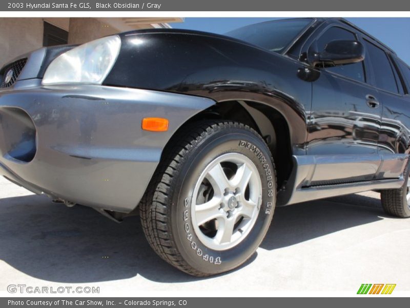 Black Obsidian / Gray 2003 Hyundai Santa Fe GLS