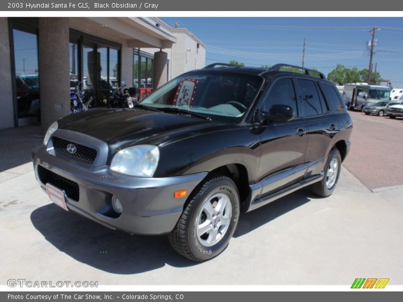 Black Obsidian / Gray 2003 Hyundai Santa Fe GLS