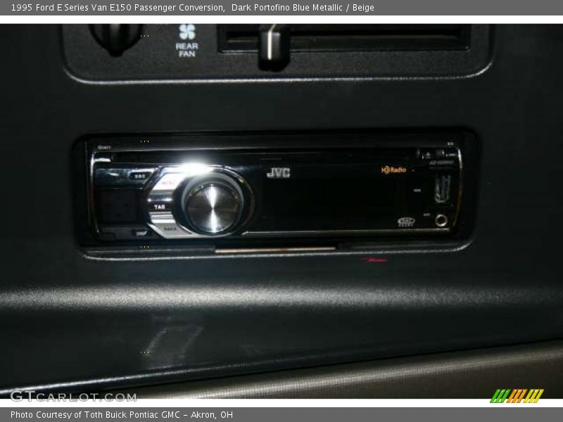 Dark Portofino Blue Metallic / Beige 1995 Ford E Series Van E150 Passenger Conversion