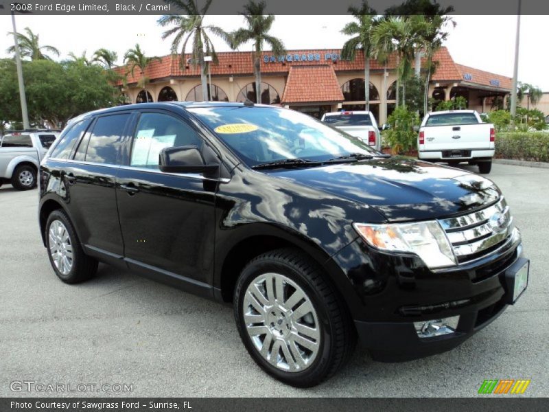 Black / Camel 2008 Ford Edge Limited