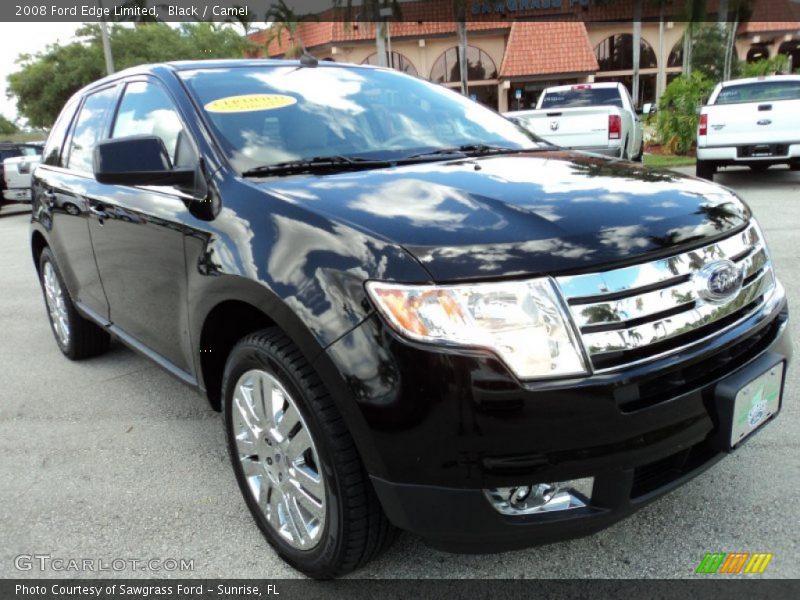 Black / Camel 2008 Ford Edge Limited