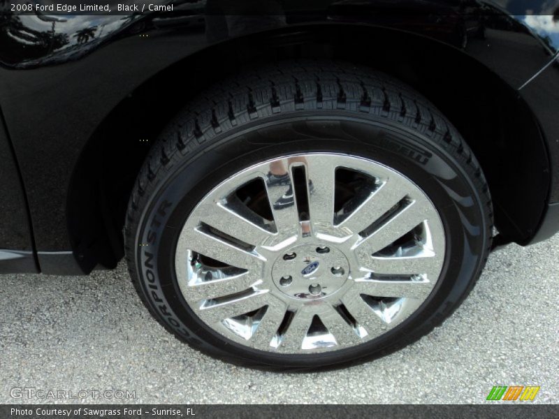 Black / Camel 2008 Ford Edge Limited