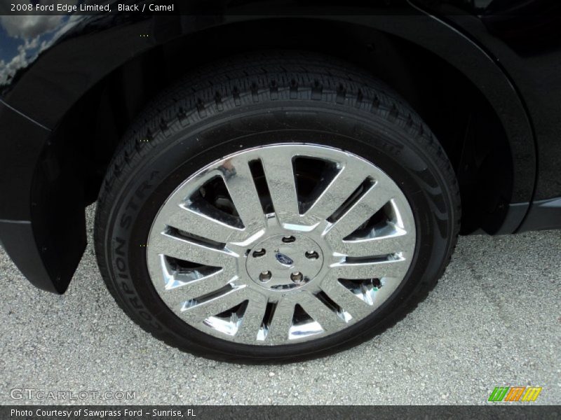 Black / Camel 2008 Ford Edge Limited