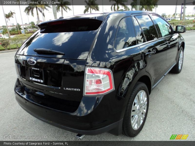 Black / Camel 2008 Ford Edge Limited