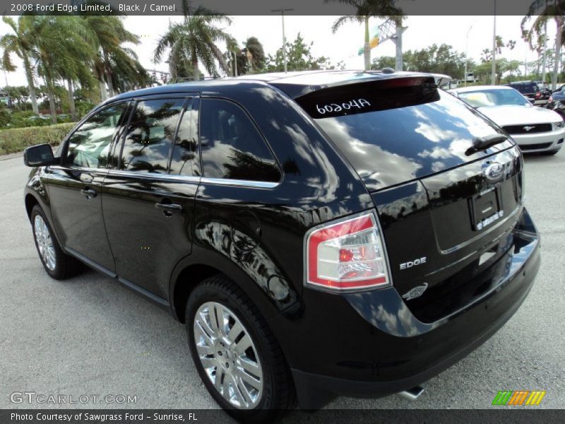 Black / Camel 2008 Ford Edge Limited