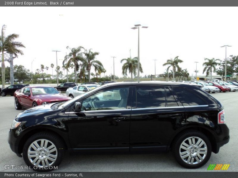 Black / Camel 2008 Ford Edge Limited