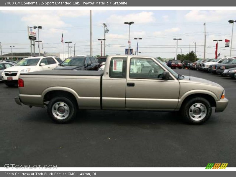  2000 Sonoma SLS Sport Extended Cab Pewter Metallic