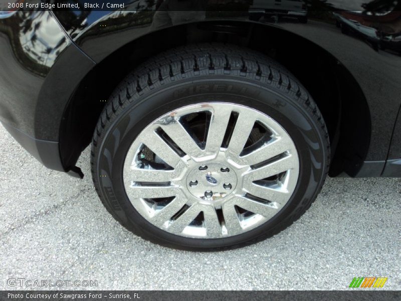 Black / Camel 2008 Ford Edge Limited