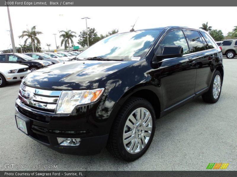 Black / Camel 2008 Ford Edge Limited