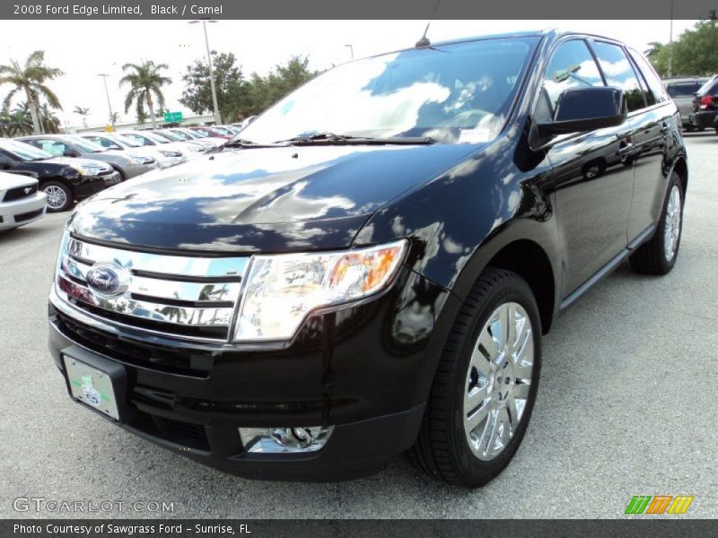 Black / Camel 2008 Ford Edge Limited