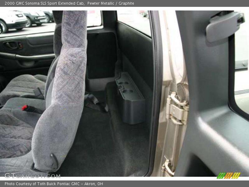 Pewter Metallic / Graphite 2000 GMC Sonoma SLS Sport Extended Cab