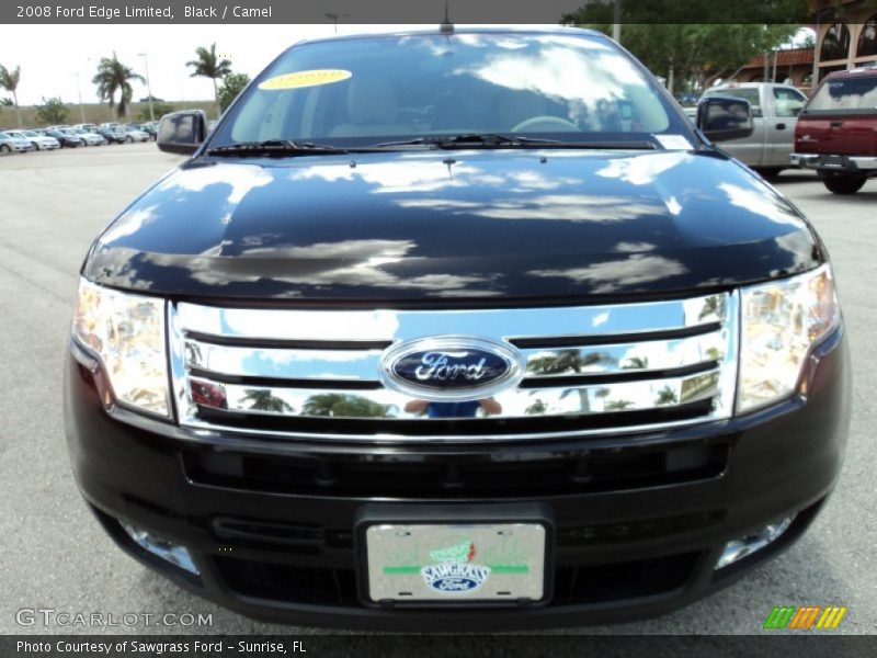 Black / Camel 2008 Ford Edge Limited