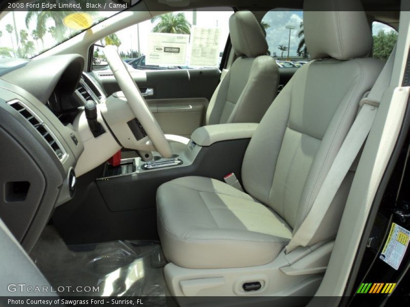 Black / Camel 2008 Ford Edge Limited