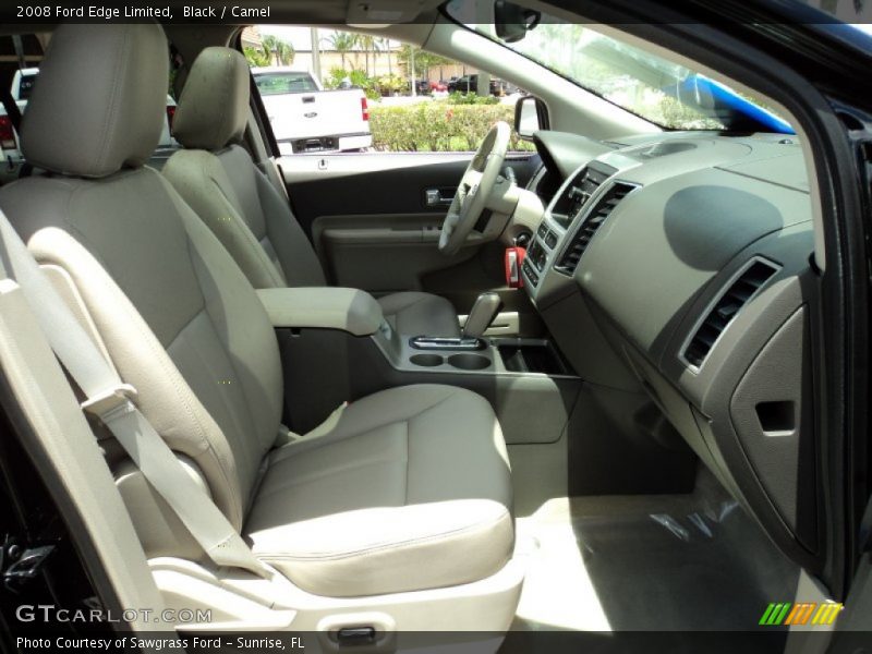 Black / Camel 2008 Ford Edge Limited