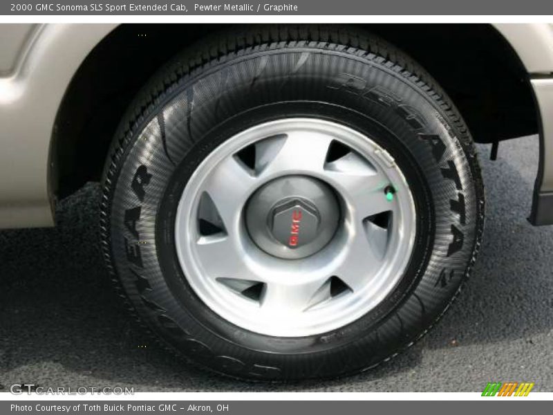 Pewter Metallic / Graphite 2000 GMC Sonoma SLS Sport Extended Cab