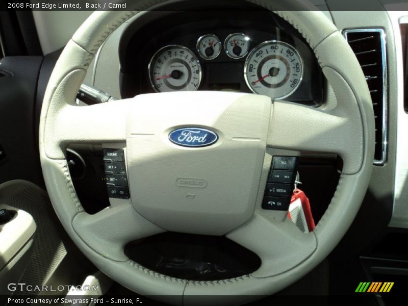 Black / Camel 2008 Ford Edge Limited