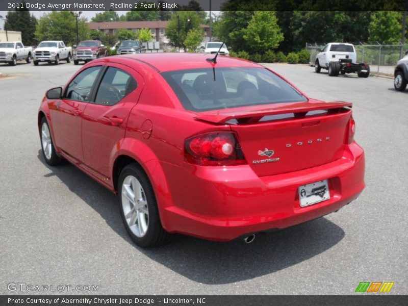 Redline 2 Pearl / Black 2011 Dodge Avenger Mainstreet