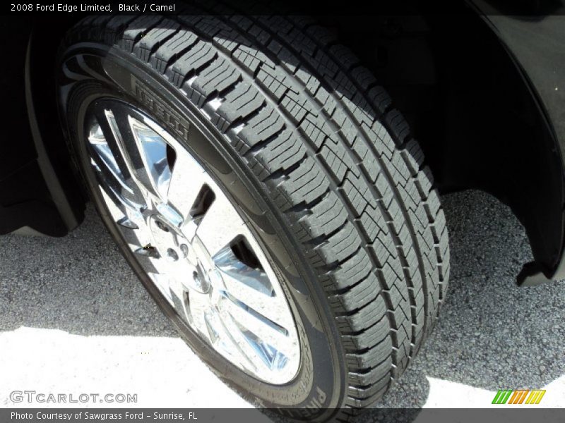Black / Camel 2008 Ford Edge Limited